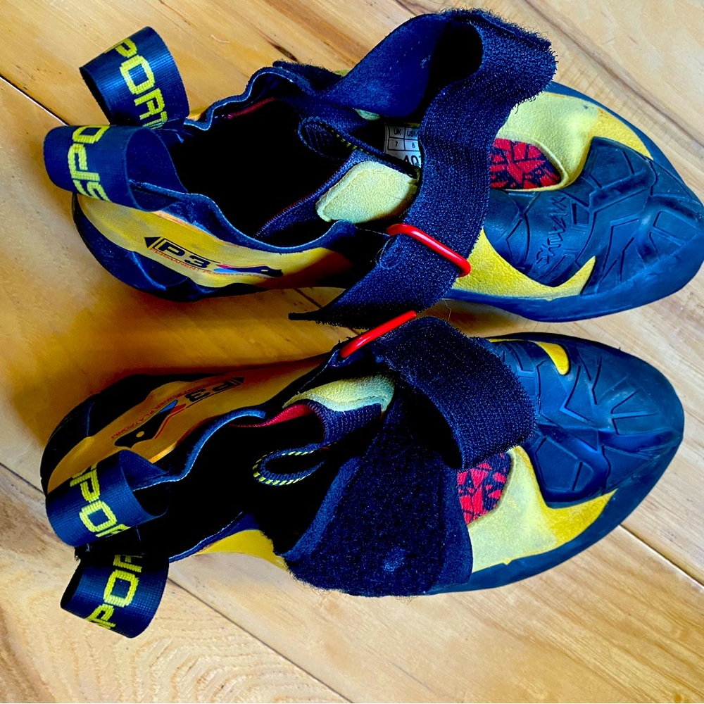 La Sportiva Skwamas. New! Men’s size 8, Women’s size 9, Euro size 40 1/2.